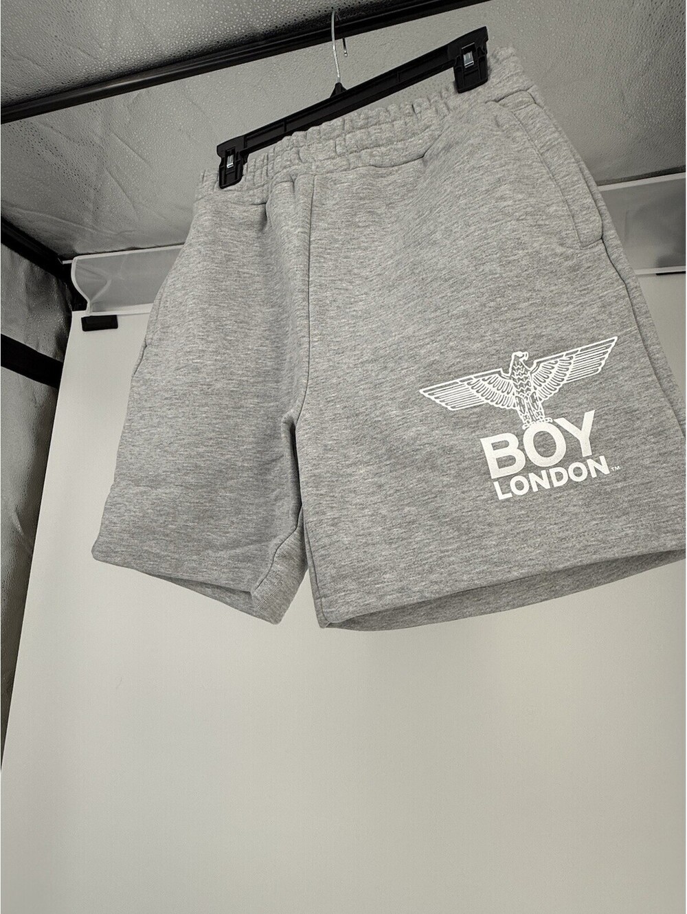 BOY LONDON MEN’S MYRIAD EAGLE SWEAT SHORTS — DEADSTOCK / NWT